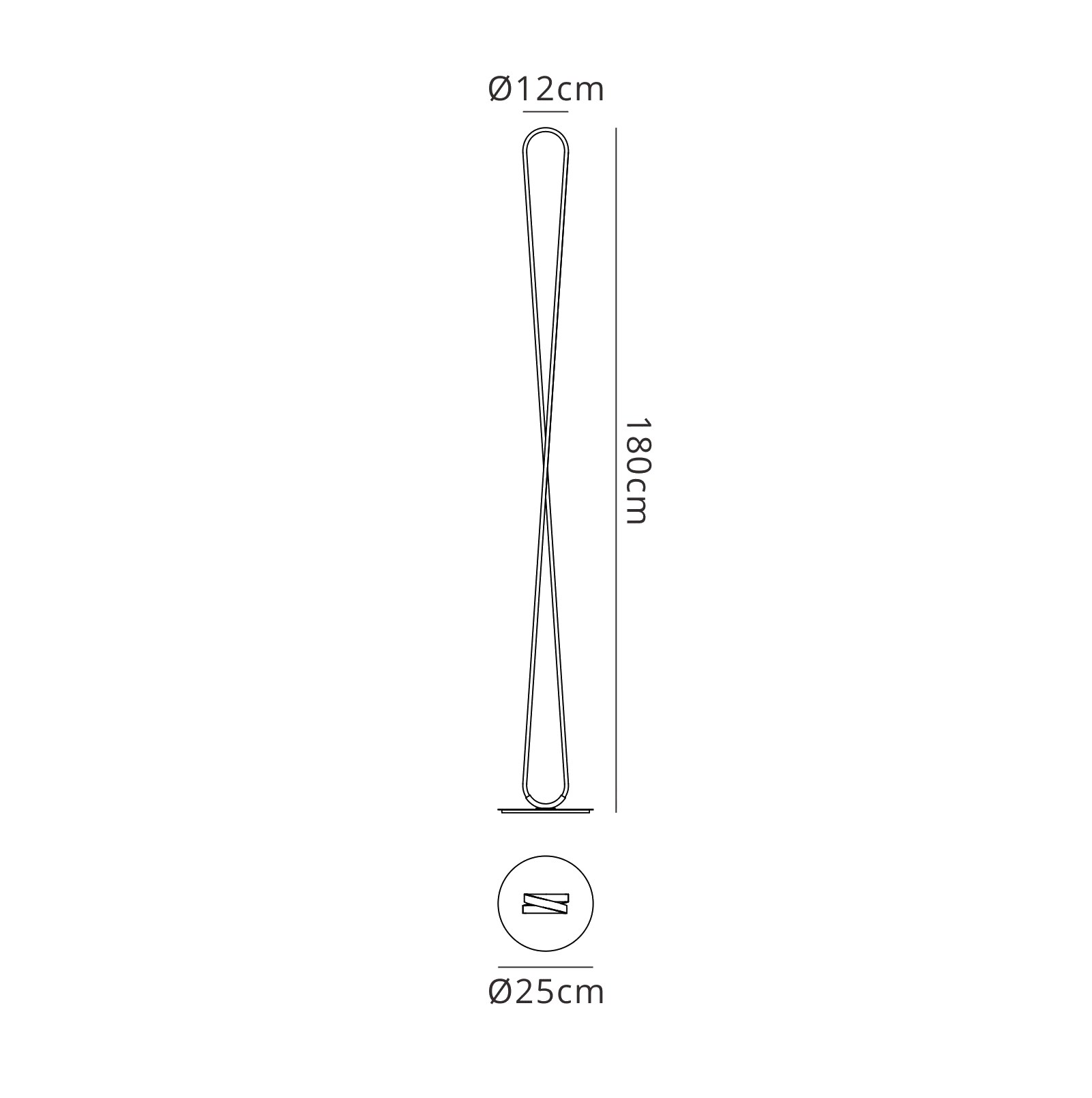 Bucle Floor Lamps Mantra Designer Floor Lamps 